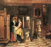 At the Linen Closet g HOOCH, Pieter de